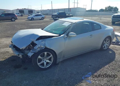2006 Infiniti G35 from USA, damaged, VIN JNKCV54E46M704073